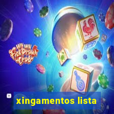 xingamentos lista